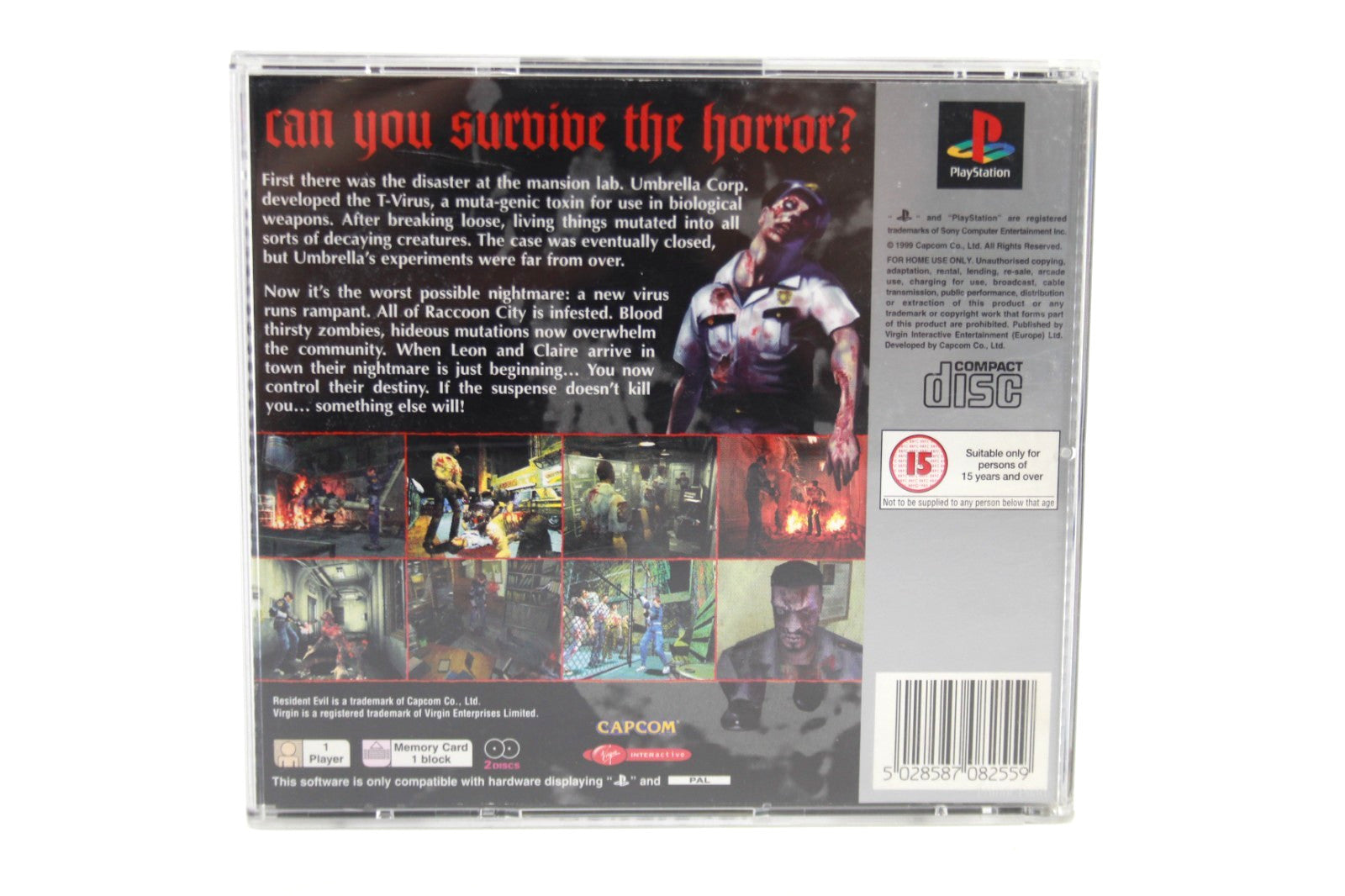 Resident Evil 2 [Platinum] - PlayStation (PS1) [PAL] - WITH WARRANTY