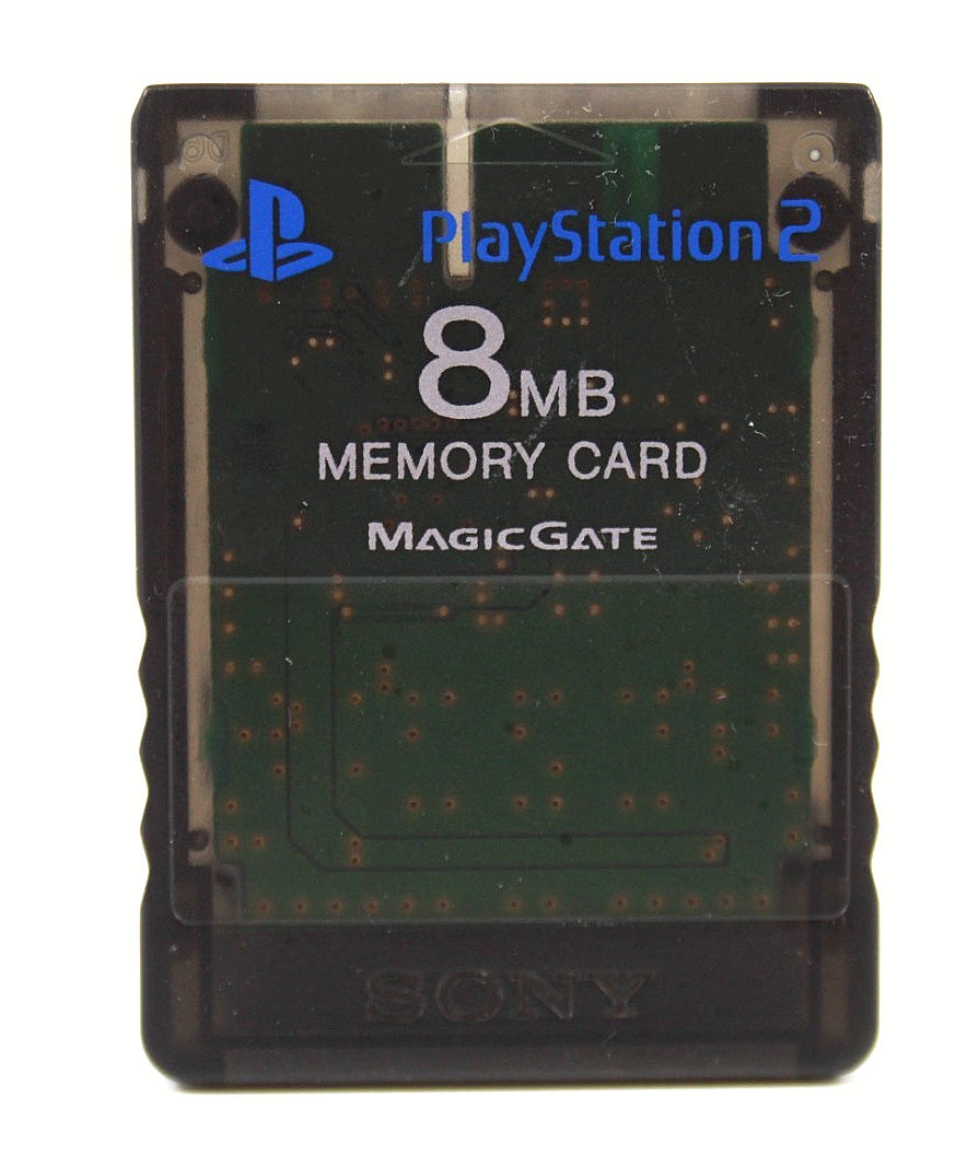 Genuine, Official Memory Card For Sony PS2 (Translucent Black) 8MB WITH WARRANTY