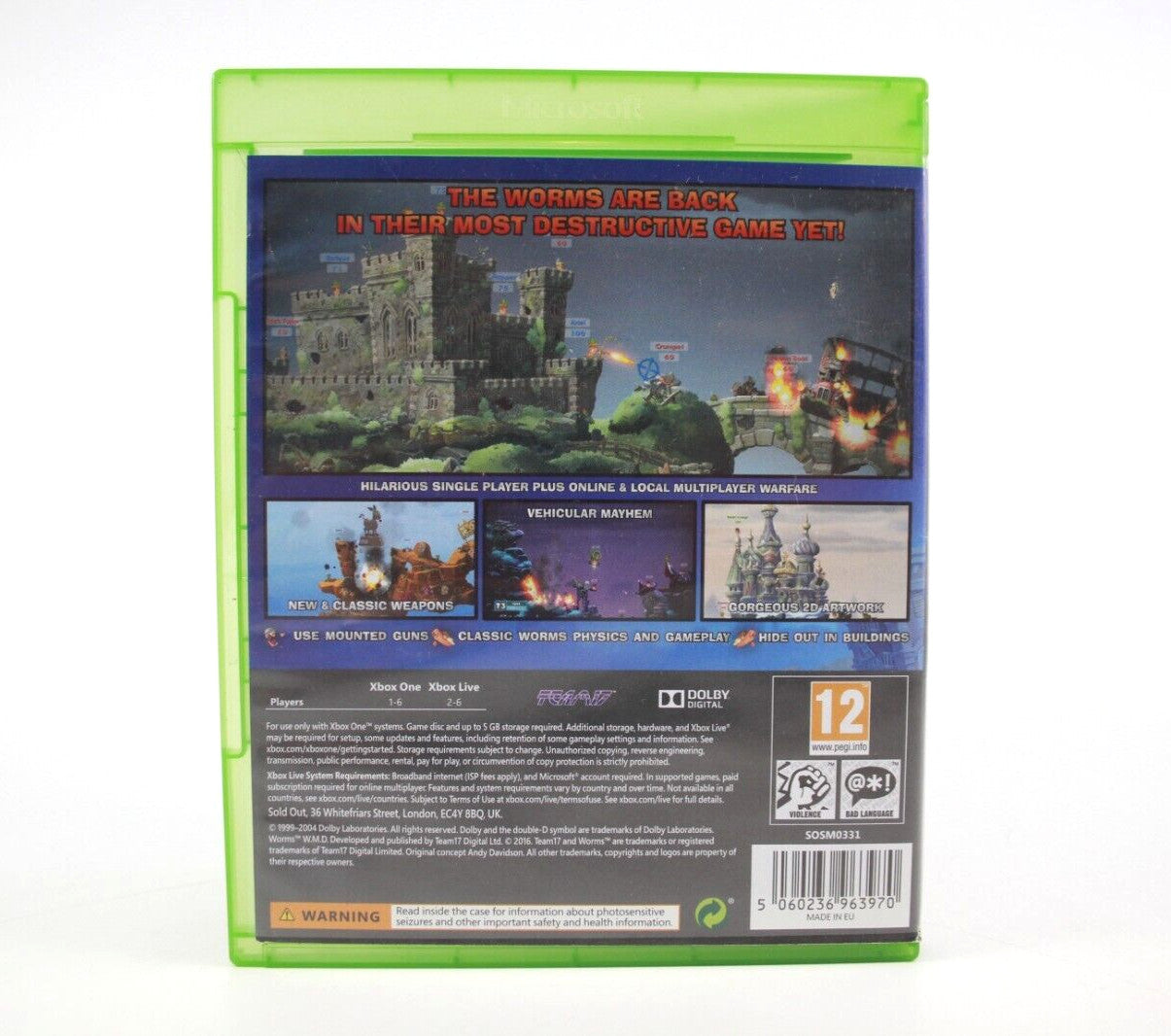 Worms W.M.D All Stars - Xbox One [PAL] - WITH WARRANTY
