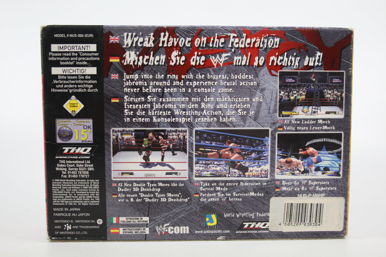WF No Mercy (N64) [PAL] - WITH WARRANTY