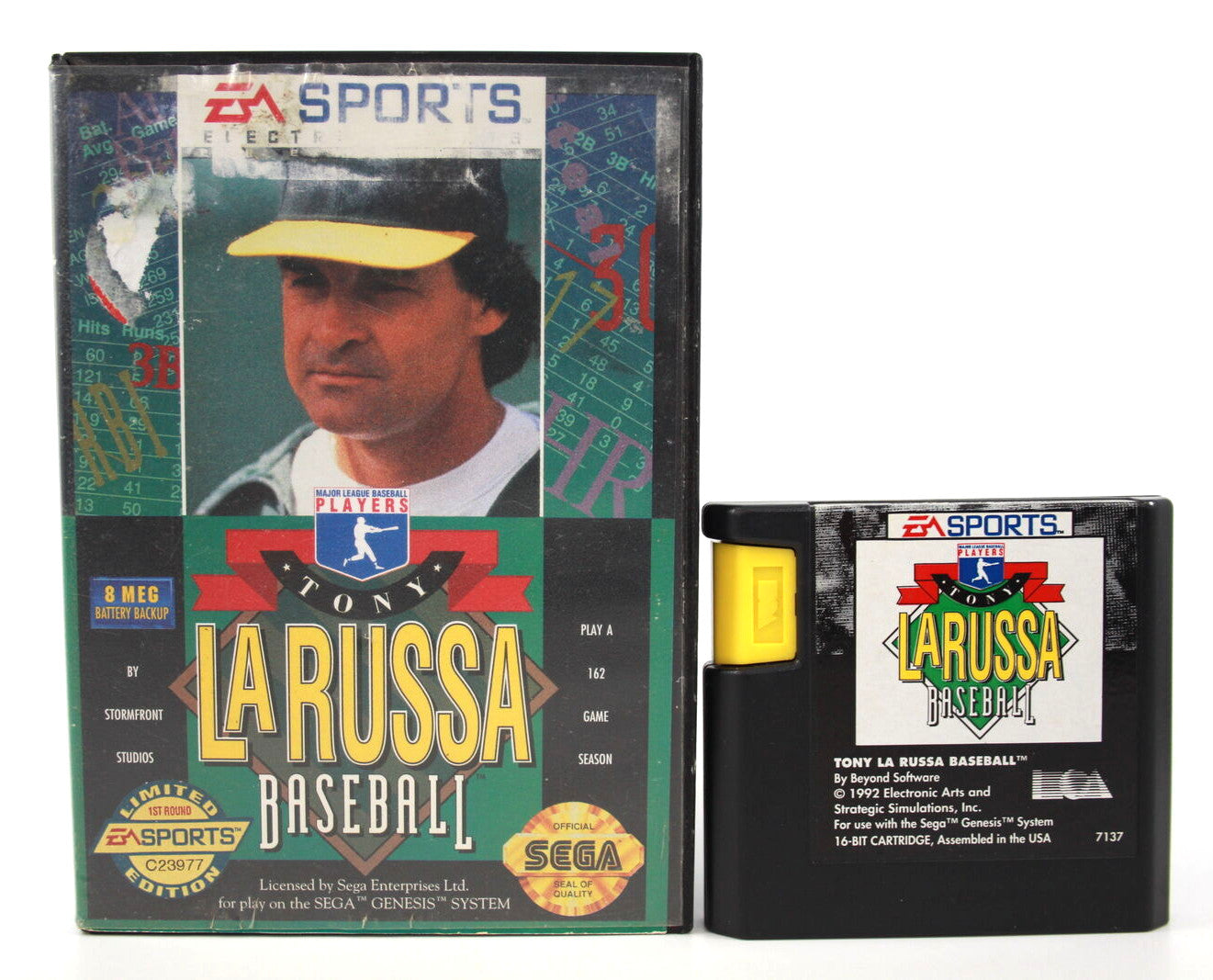 La Russa Baseball - SEGA Genesis [NTSC-U] - WITH WARRANTY
