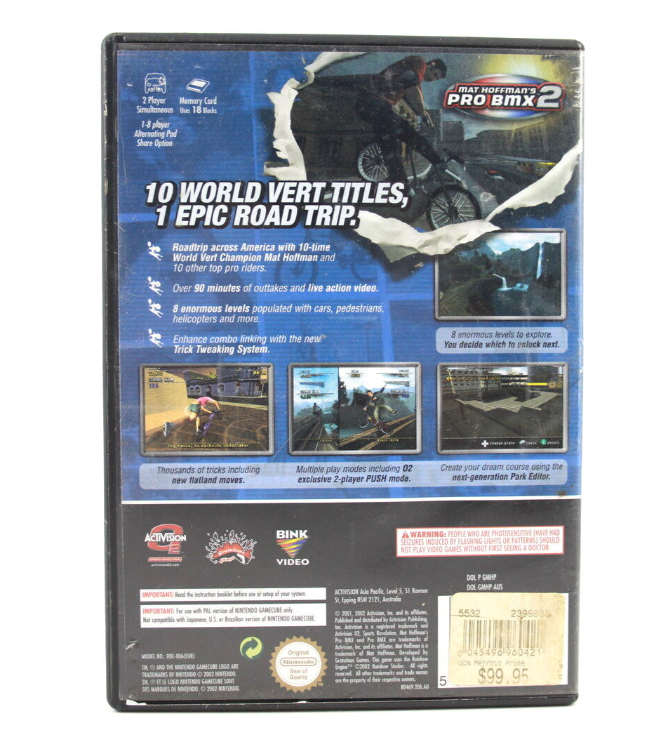 Mat Hoffman's Pro BMX 2 (GameCube) [PAL] - WITH WARRANTY - Hoffmans