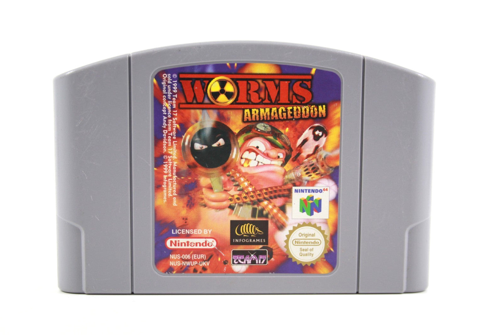Worms Armageddon 64 [CART ONLY] - Nintendo 64 (N64) [PAL] - WITH WARRANTY