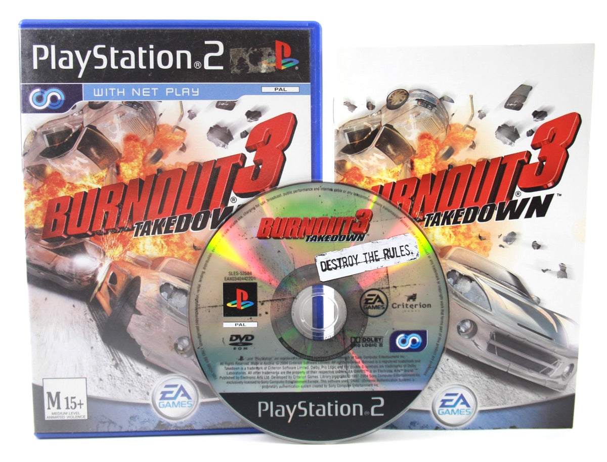 Burnout 3 Takedown - PlayStation 2 (PS2) [PAL] - WITH WARRANTY