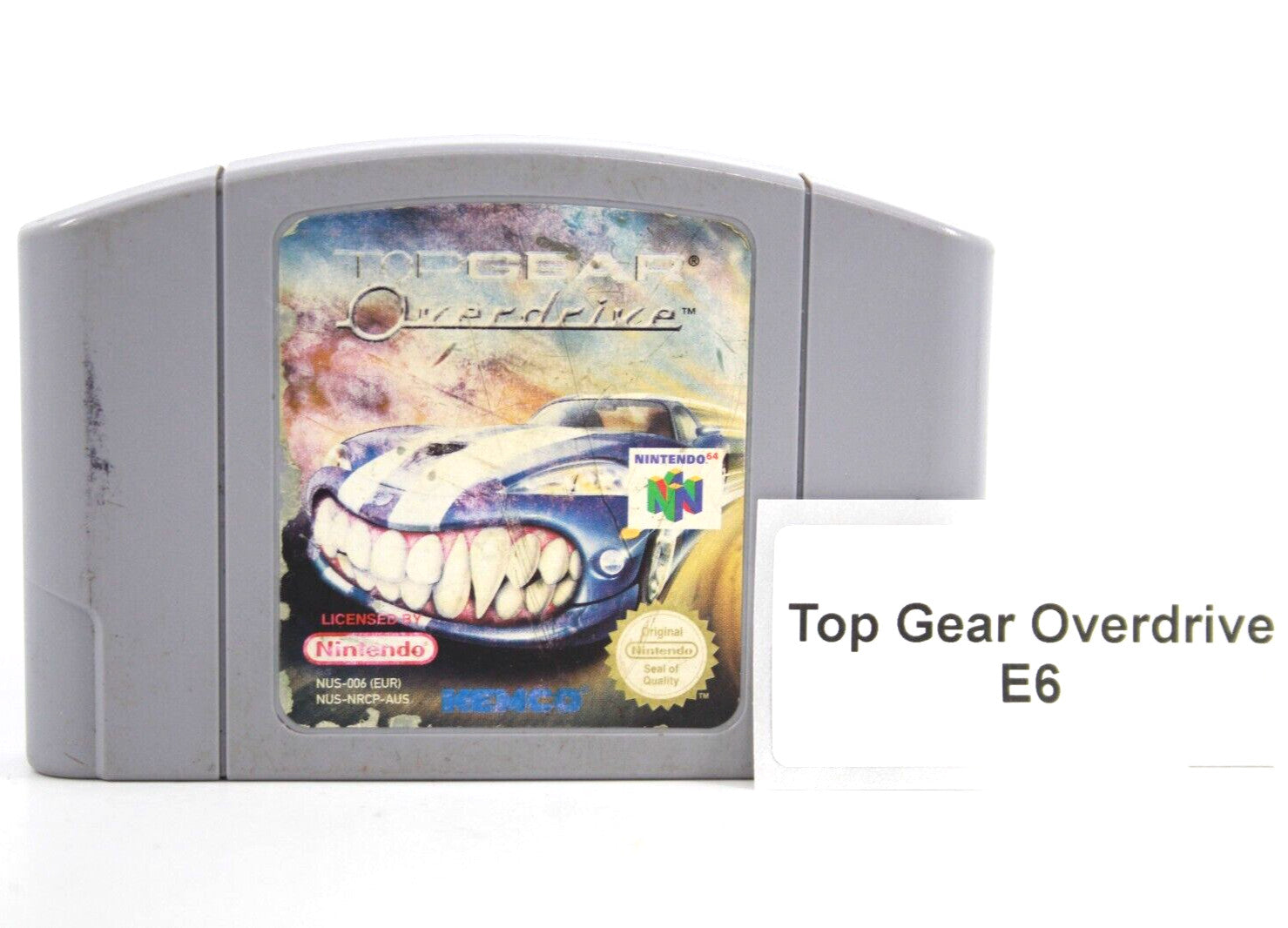 Top Gear Overdrive [CART ONLY] - Nintendo 64 (N64) [PAL] WITH WARRANTY