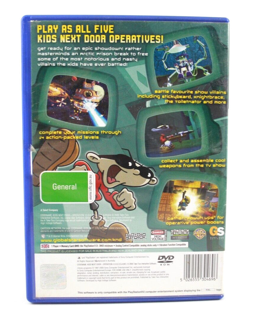 KND Codename Kids Next Door: Operation - PlayStation 2 (PS2) [PAL] - WARRANTY