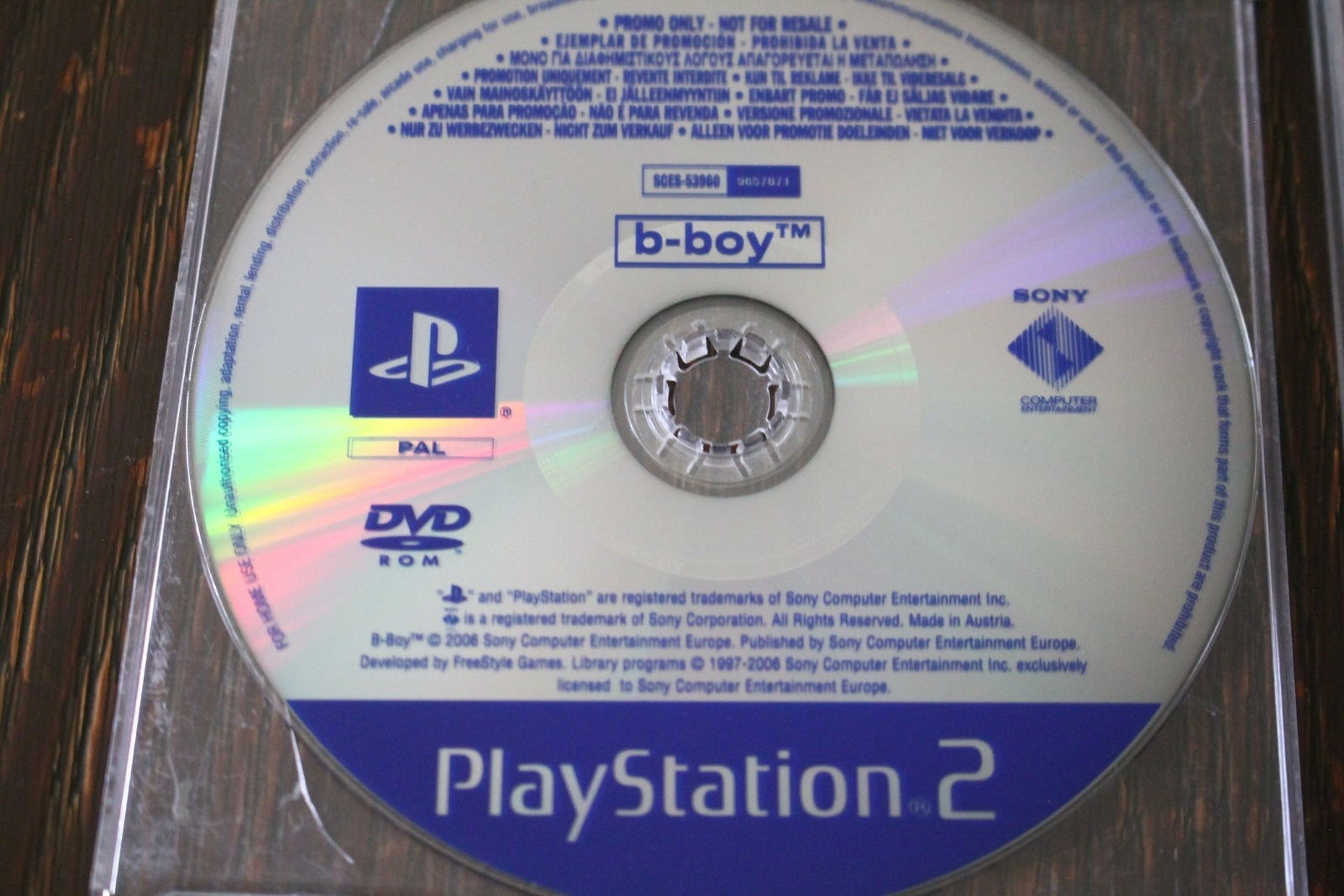 B-Boy (Promo) (PS2) [PAL] - WITH WARRANTY - BBoy