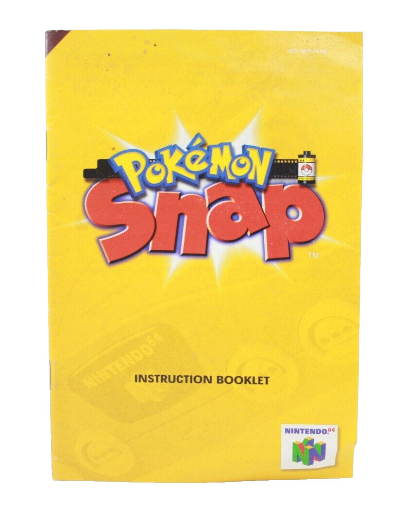 Pokémon Snap - Nintendo 64 (N64) [PAL] *MANUAL ONLY*
