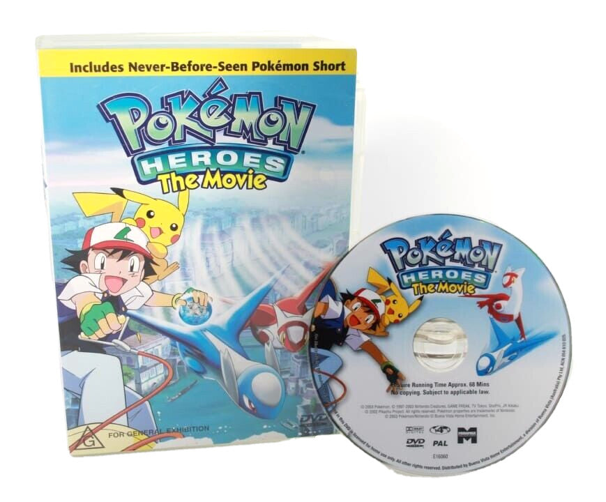 Pokémon Heroes The Movie - DVD Region 4 [PAL]