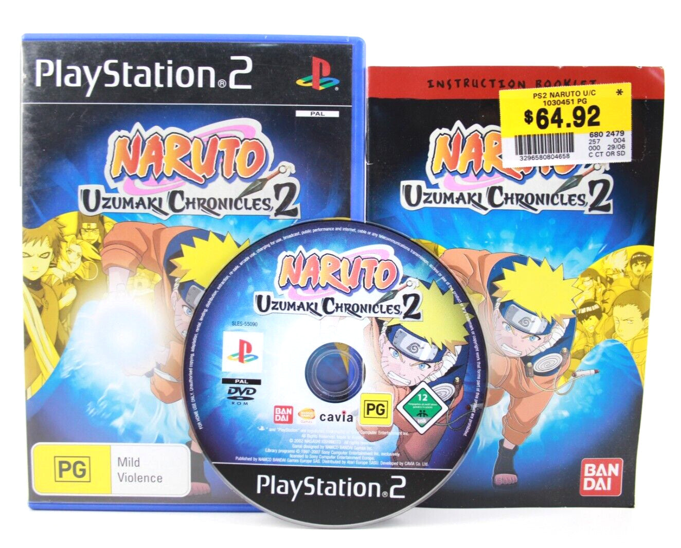 Naruto Uzumaki Chronicles - PlayStation 2 (PS2) [PAL] - WITH WARRANTY