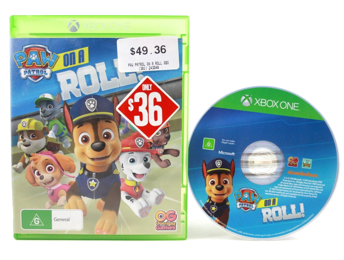 PAW Patrol: On a Roll! - Xbox One [PAL] - WITH WARRANTY