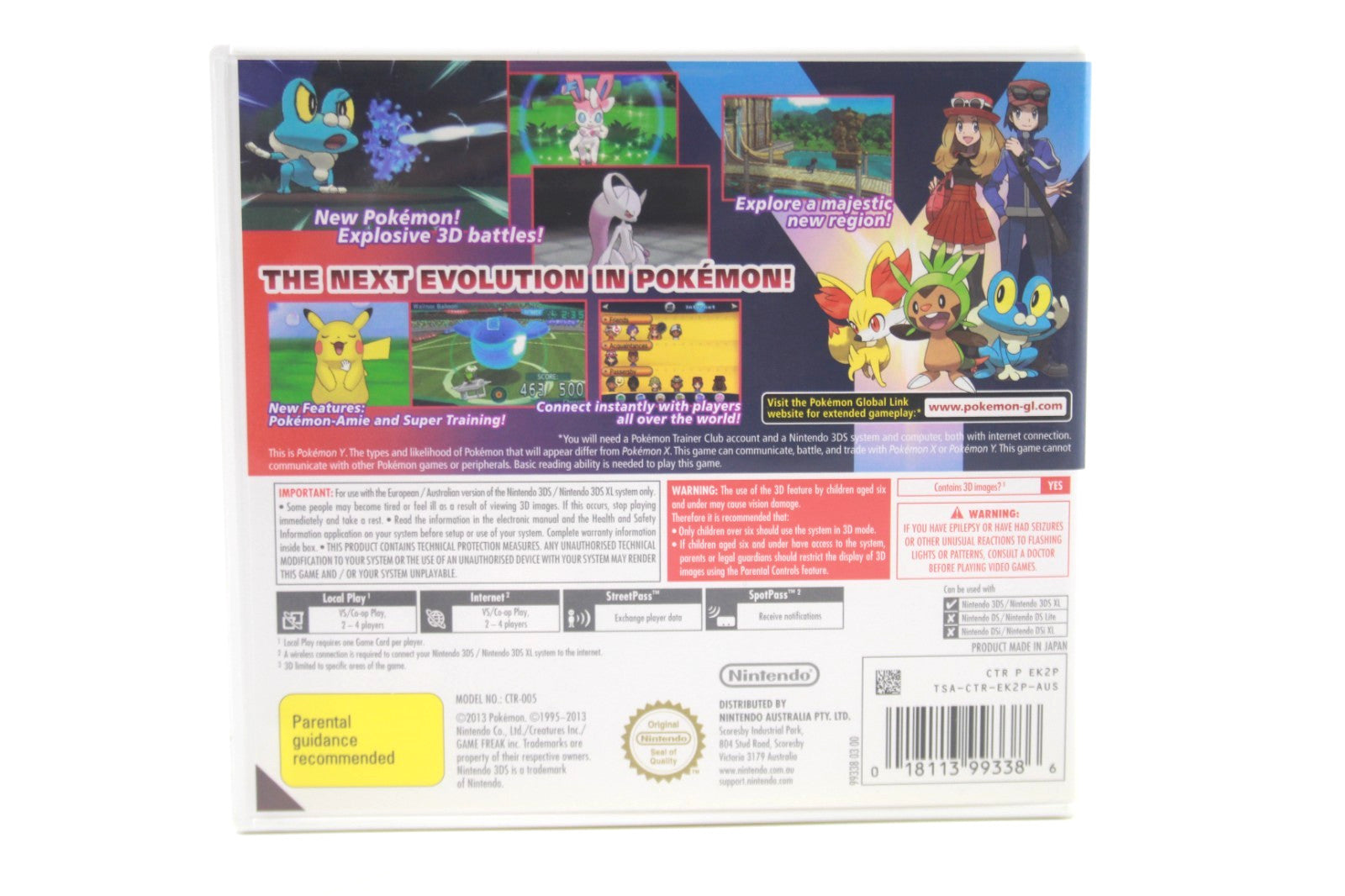 Pokémon Y - Nintendo 3DS [PAL] - WITH WARRANTY