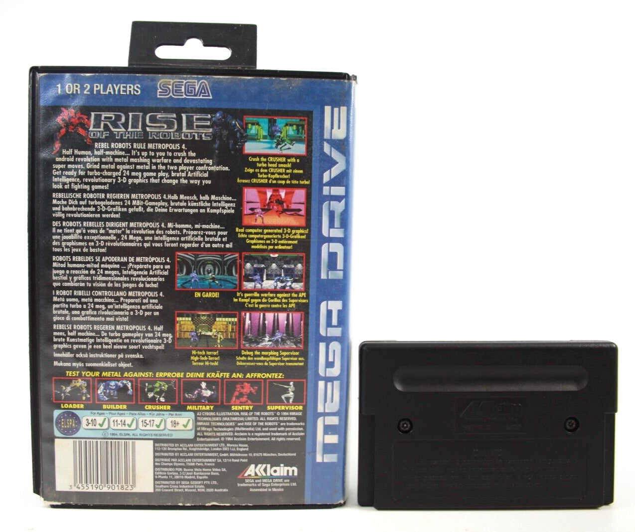 Rise of the Robots - SEGA Mega Drive [PAL] - WITH WARRANTY