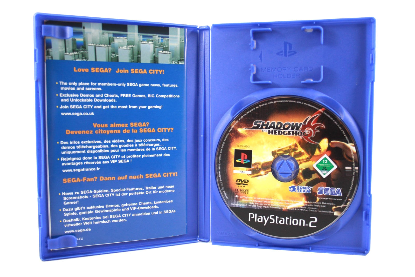 Shadow The Hedgehog - PlayStation 2 (PS2) [PAL] - WITH WARRANTY