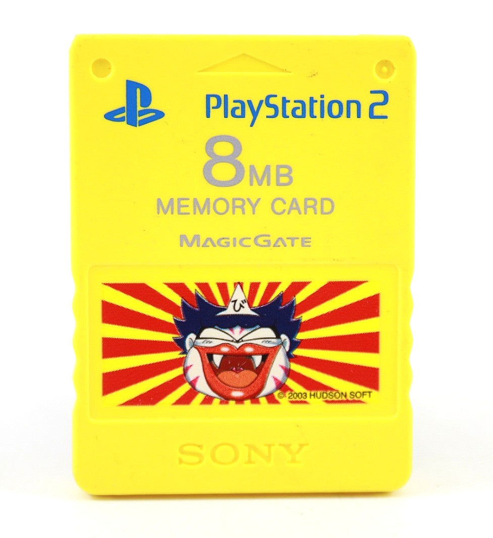 Genuine, Official Memory Card For Sony PS2 (Yellow) 8MB WITH WARRANTY