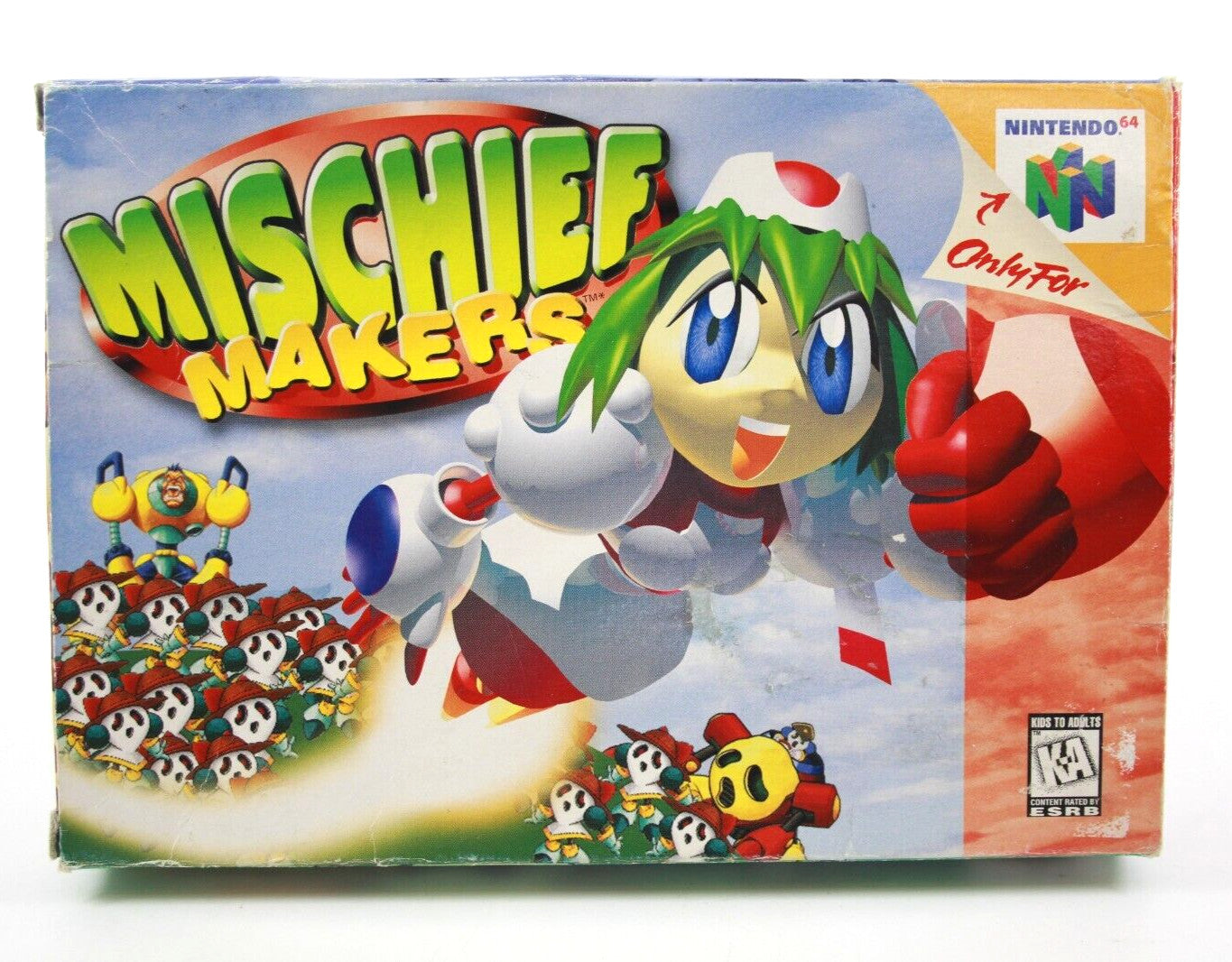 Mischief Makers [BOX ONLY!] - Nintendo 64 (N64) [NTSC-U] *No Game*