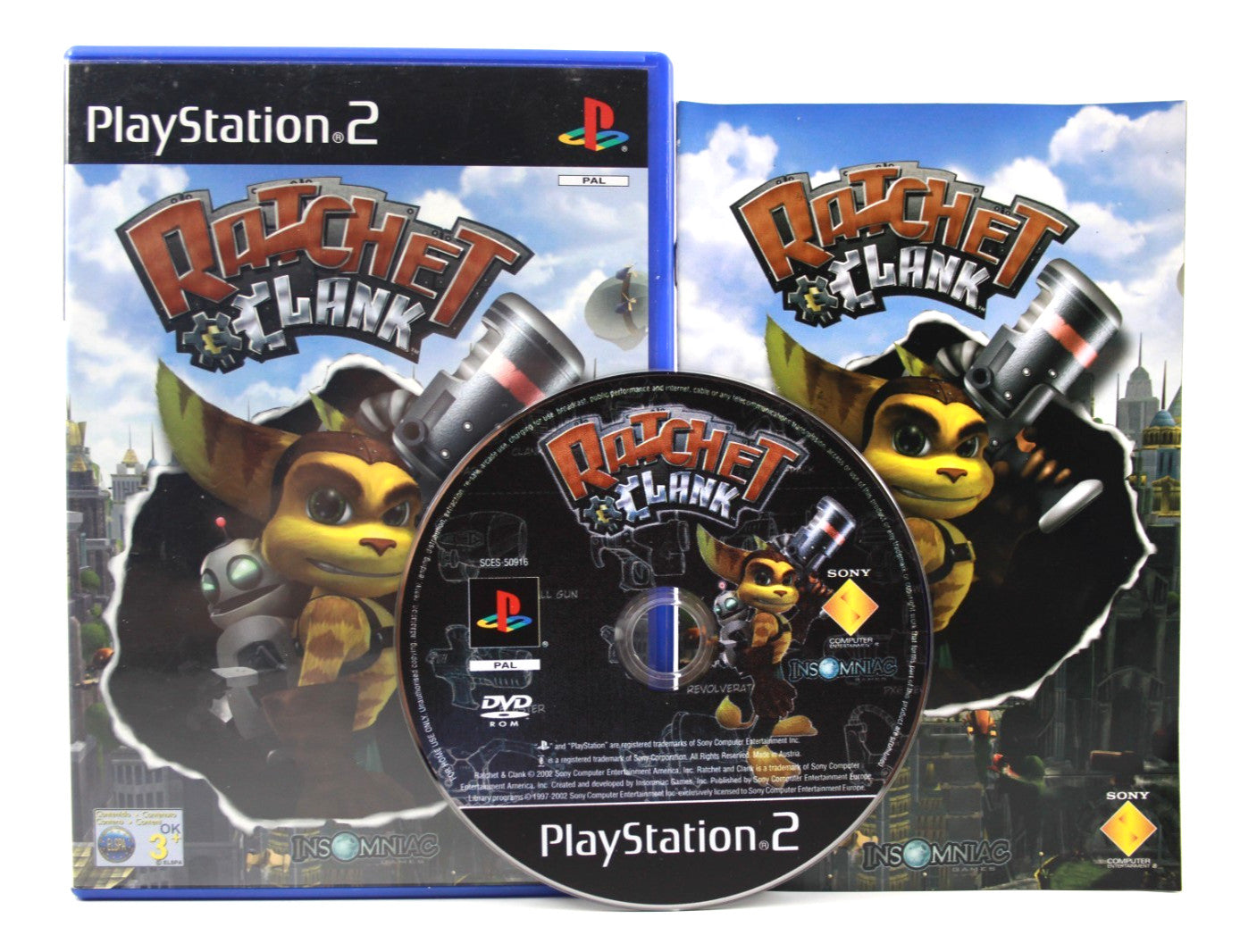 Ratchet & Clank (BLACK LABEL) - PlayStation 2 (PS2) [PAL] - WITH WARRANTY