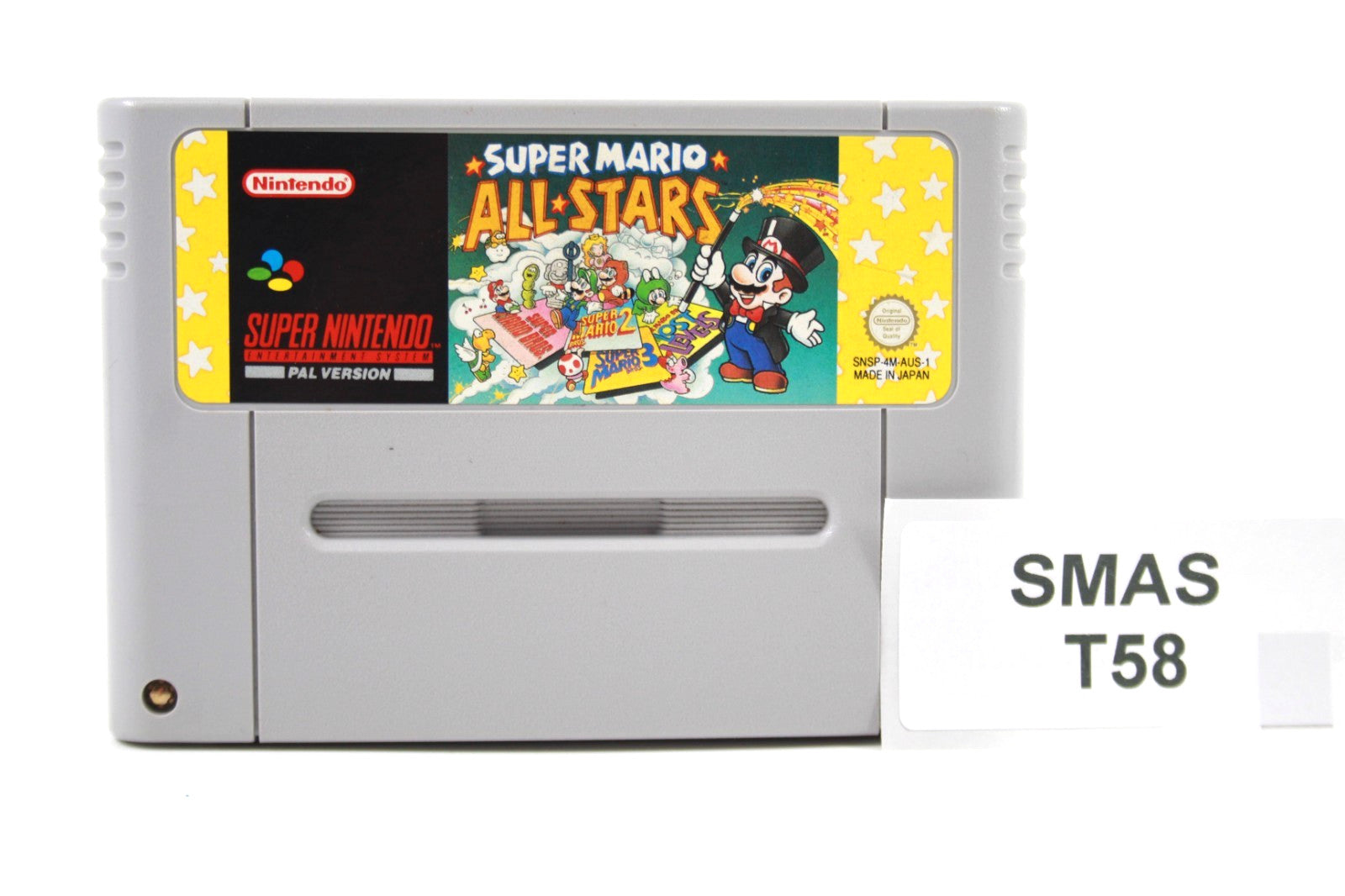 Super Mario All Stars [CART ONLY] - Super Nintendo (SNES) [PAL] - WITH WARRANTY