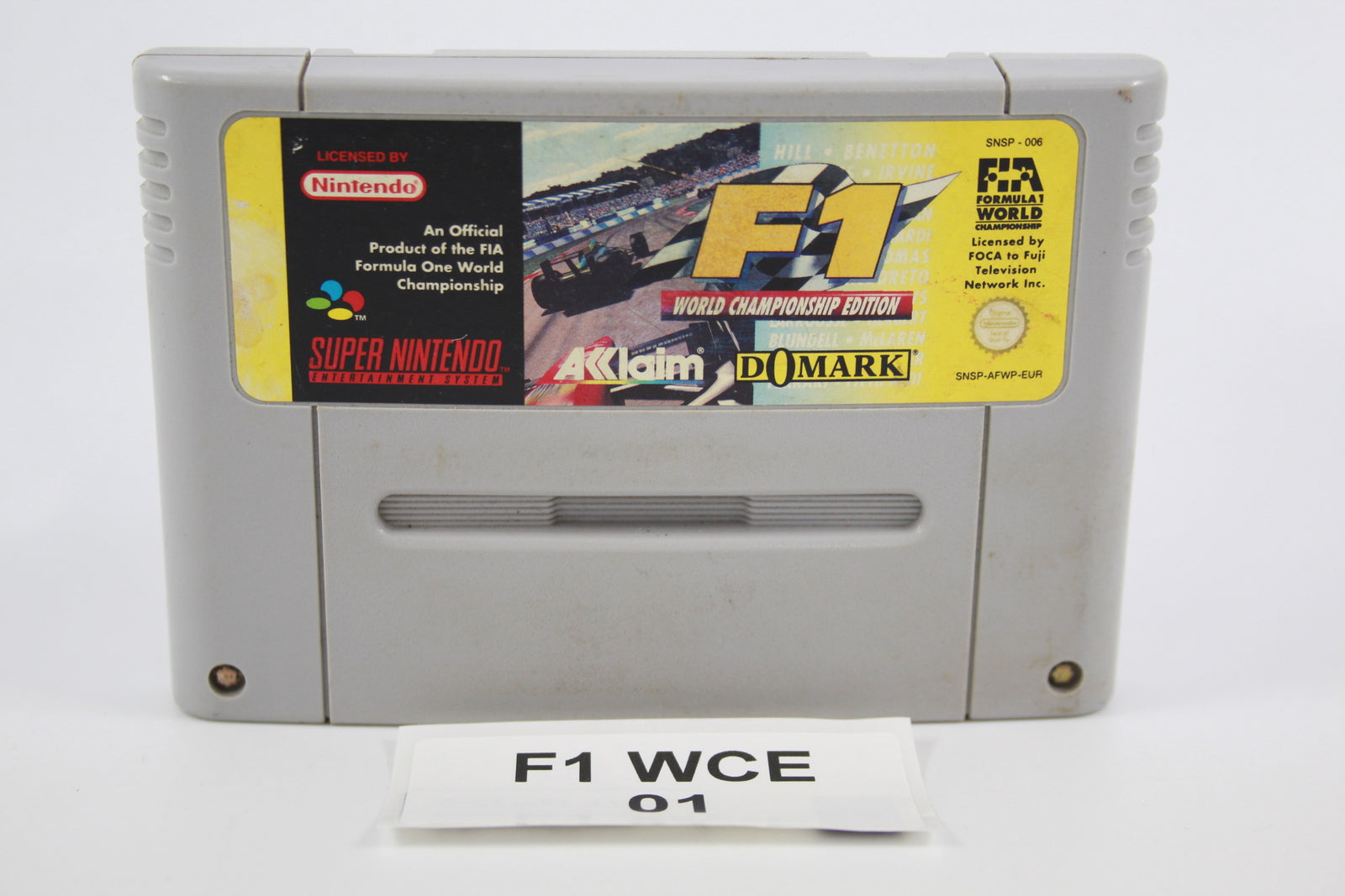 F1 World Championship Edition (SNES) [PAL] - WITH WARRANTY