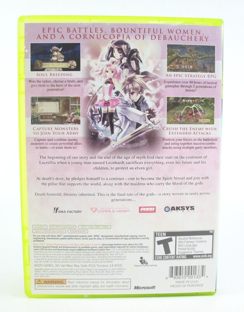 Record of Agarest War - Xbox 360 [NTSC-U] - WITH WARRANTY