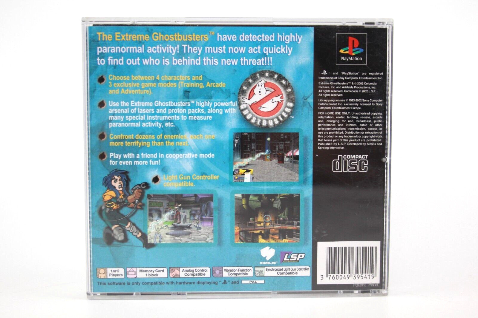 Extreme Ghostbusters The Ultimate Invasion - PlayStation 1 [PAL] - WITH WARRANTY