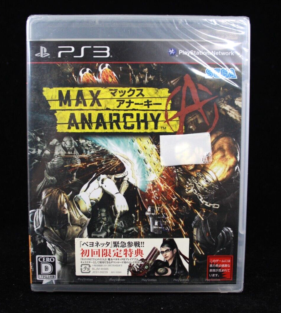 Max Anarchy [BRAND NEW/SEALED] - PlayStation 3 (PS3) [NTSC-J]