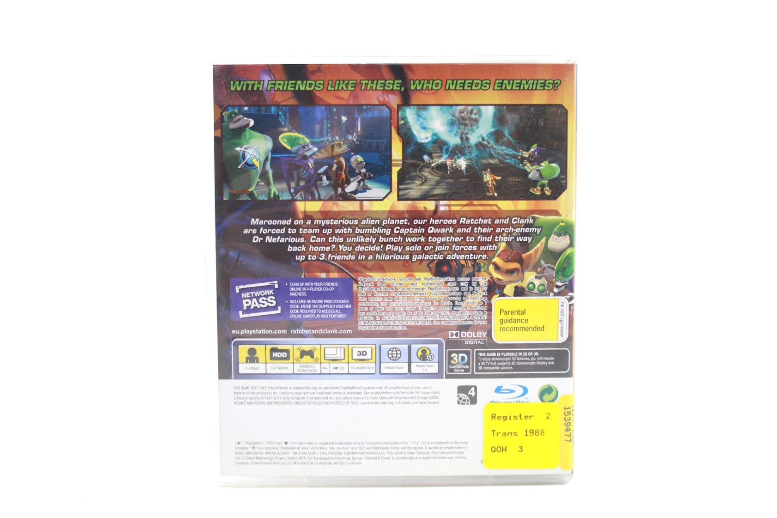 Ratchet & Clank All 4 One - PlayStation 3 (PS3) [PAL] - WITH WARRANTY