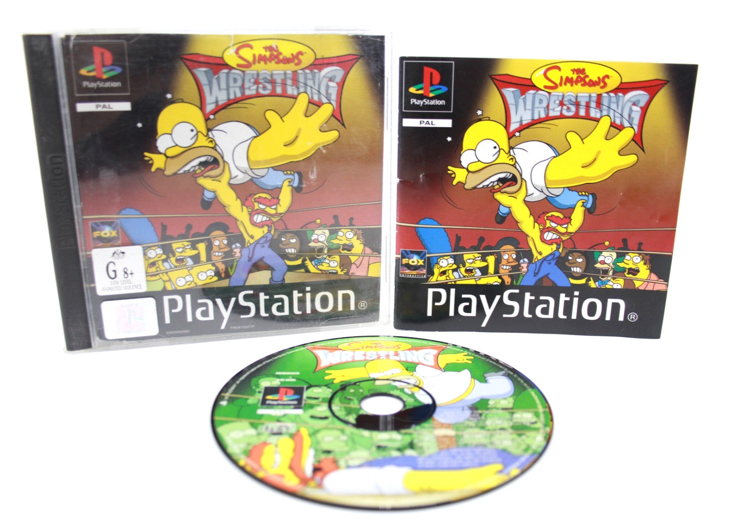 The Simpsons Wrestling - PlayStation 1 (PS1) [PAL] - WITH WARRANTY