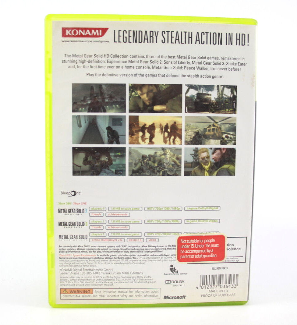 Metal Gear Solid HD Collection (Xbox 360) [PAL] - WITH WARRANTY