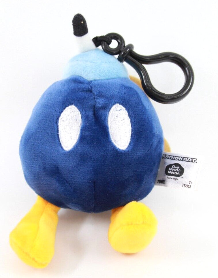 Mario Kart Bomb-omb keychain keyring plush Club Mocchi-mocchi TOMY