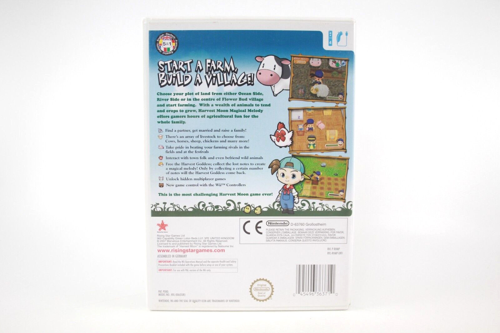 Harvest Moon Magical Melody - Nintendo Wii [PAL] - WITH WARRANTY