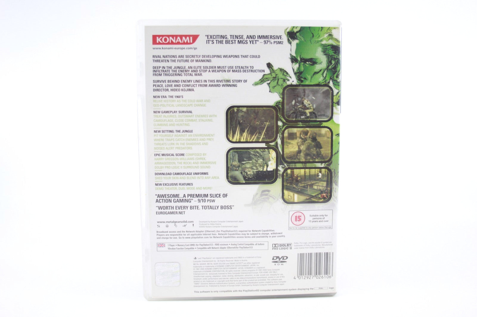 Metal Gear Solid 3: Snake Eater - PlayStation 2 (PS2) [PAL] - WITH WARRANTY