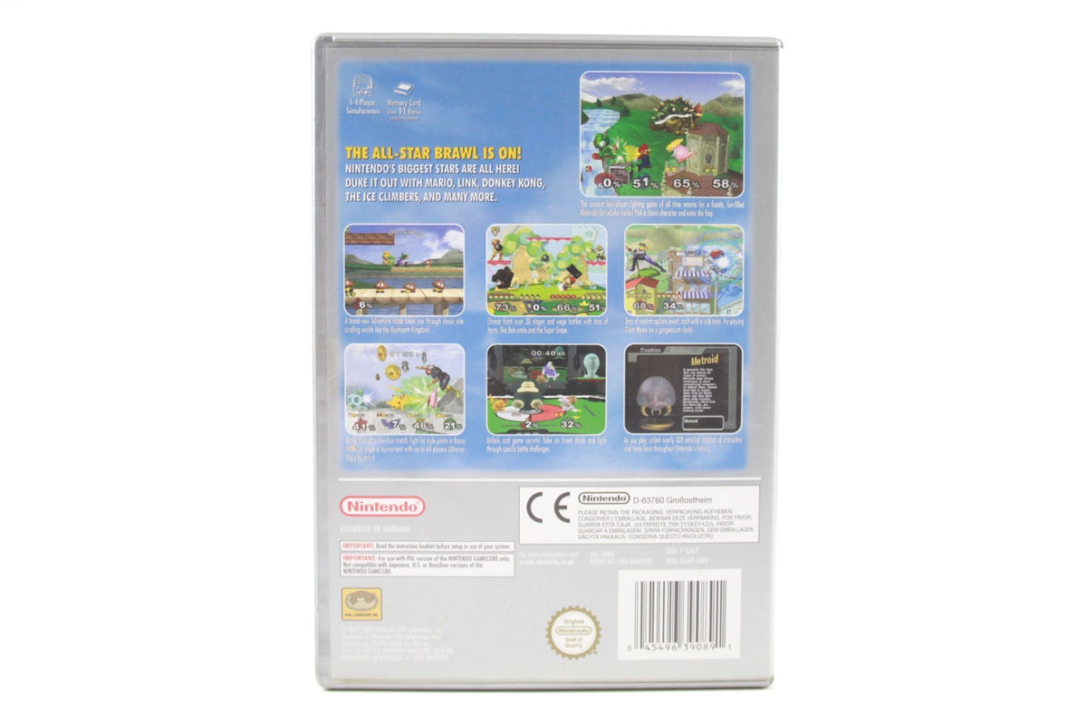 **MINT DISC** Super Smash Bros. Melee (GameCube) [PAL] [Player's Choice]