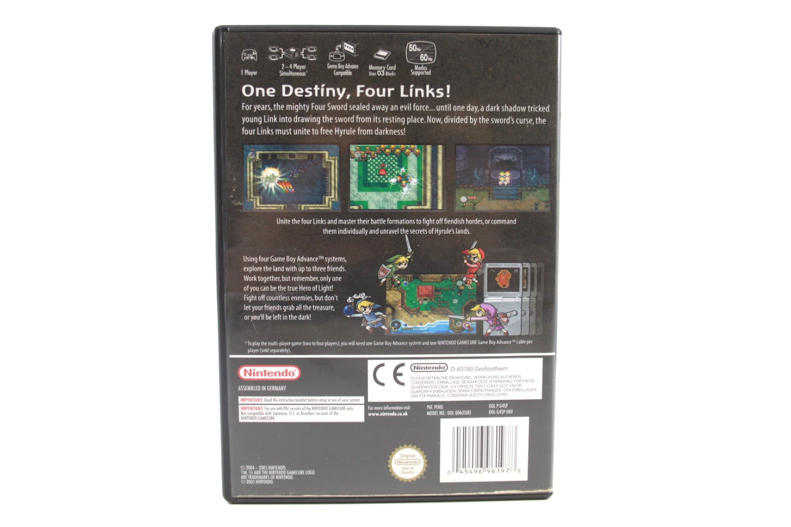 The Legend of Zelda: Four Swords Adventure - Nintendo GameCube [PAL] - WARRANTY