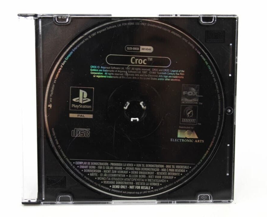 Croc DEMO [DISC ONLY] - Sony PlayStation 1 (PS1) [PAL] WITH WARRANTY