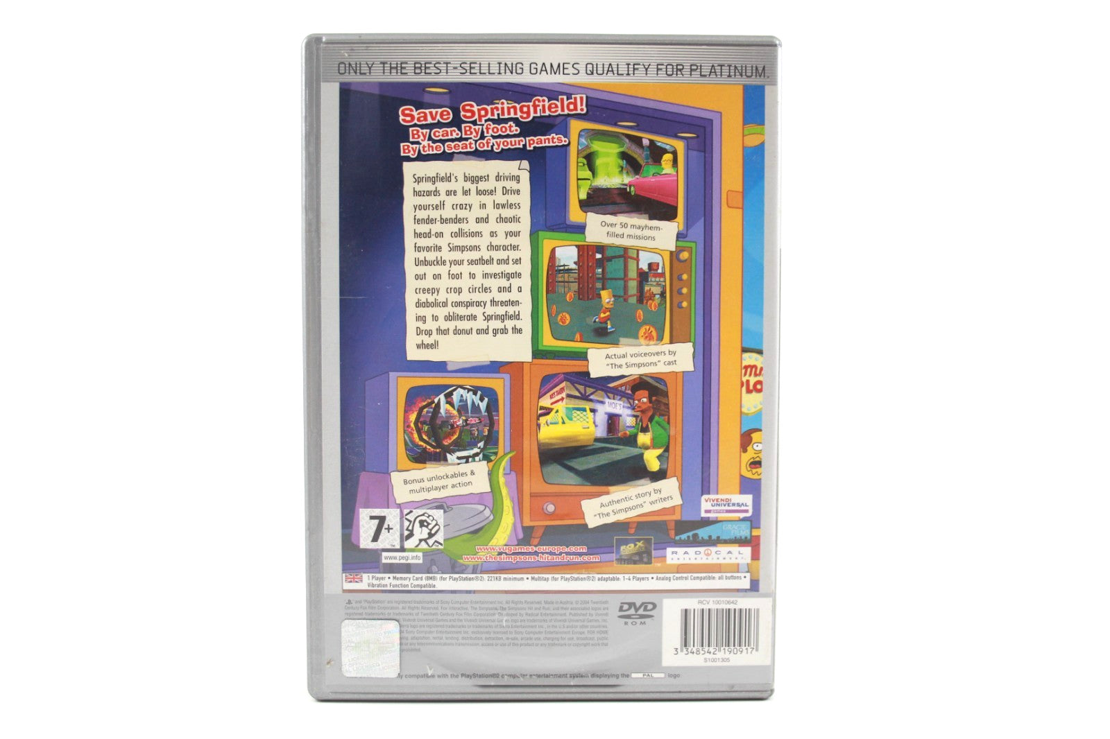 The Simpsons Hit & Run - PlayStation 2 (PS2) [PAL] - WITH WARRANTY