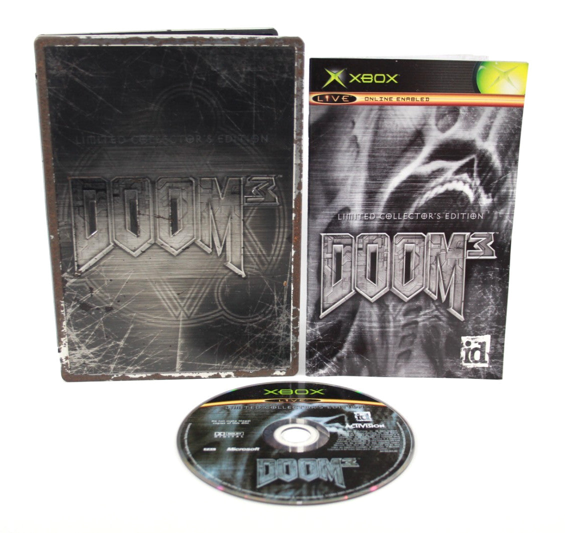 Doom 3 Limited Collectors Edition Steel Book - Xbox Original [PAL] WITH WARRANTY