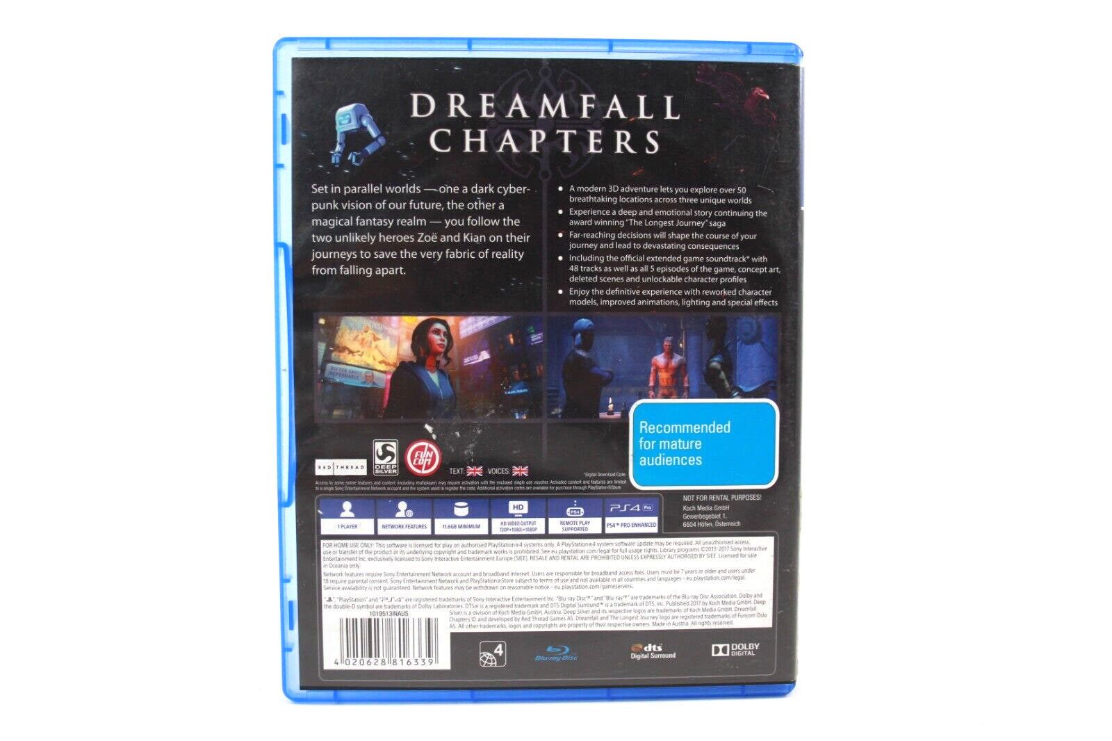 Dreamfall Chapters - PlayStation 4 (PS4) [PAL] - WITH WARRANTY