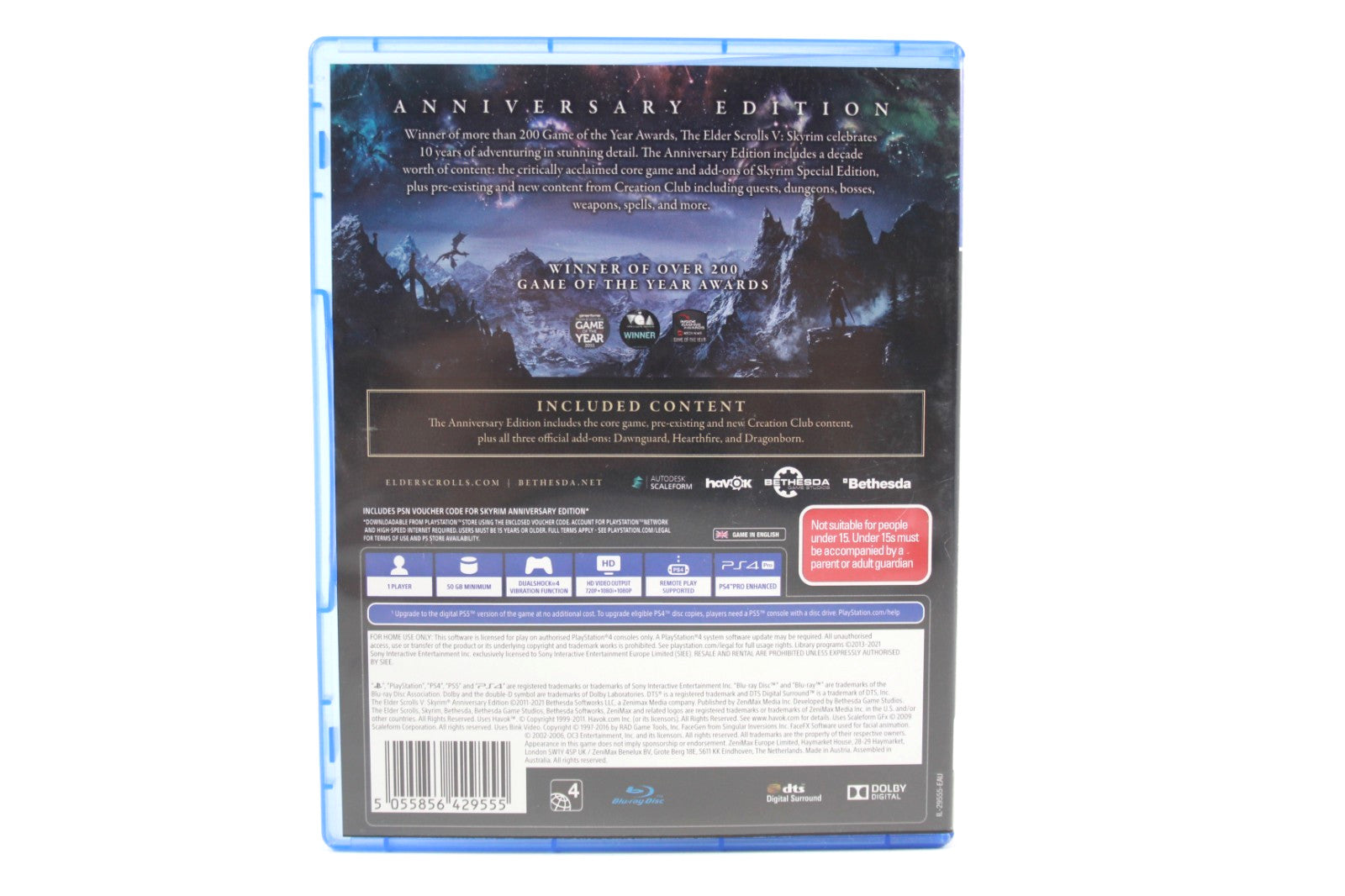 The Elder Scrolls V: Skyrim Anniversary Edition - PlayStation 4 (PS4) [PAL]