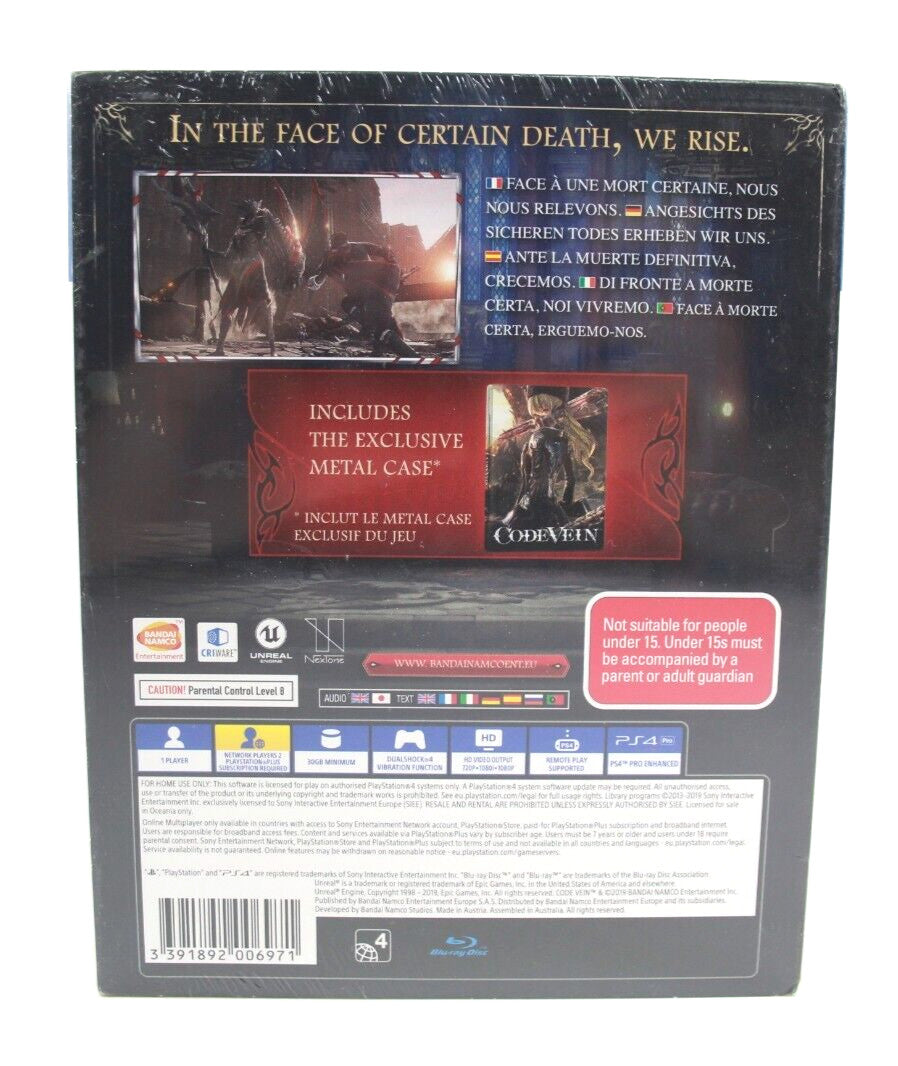 Code Vein Day One Edition - PlayStation 4 (PS4) [PAL] - BRAND NEW/SEALED