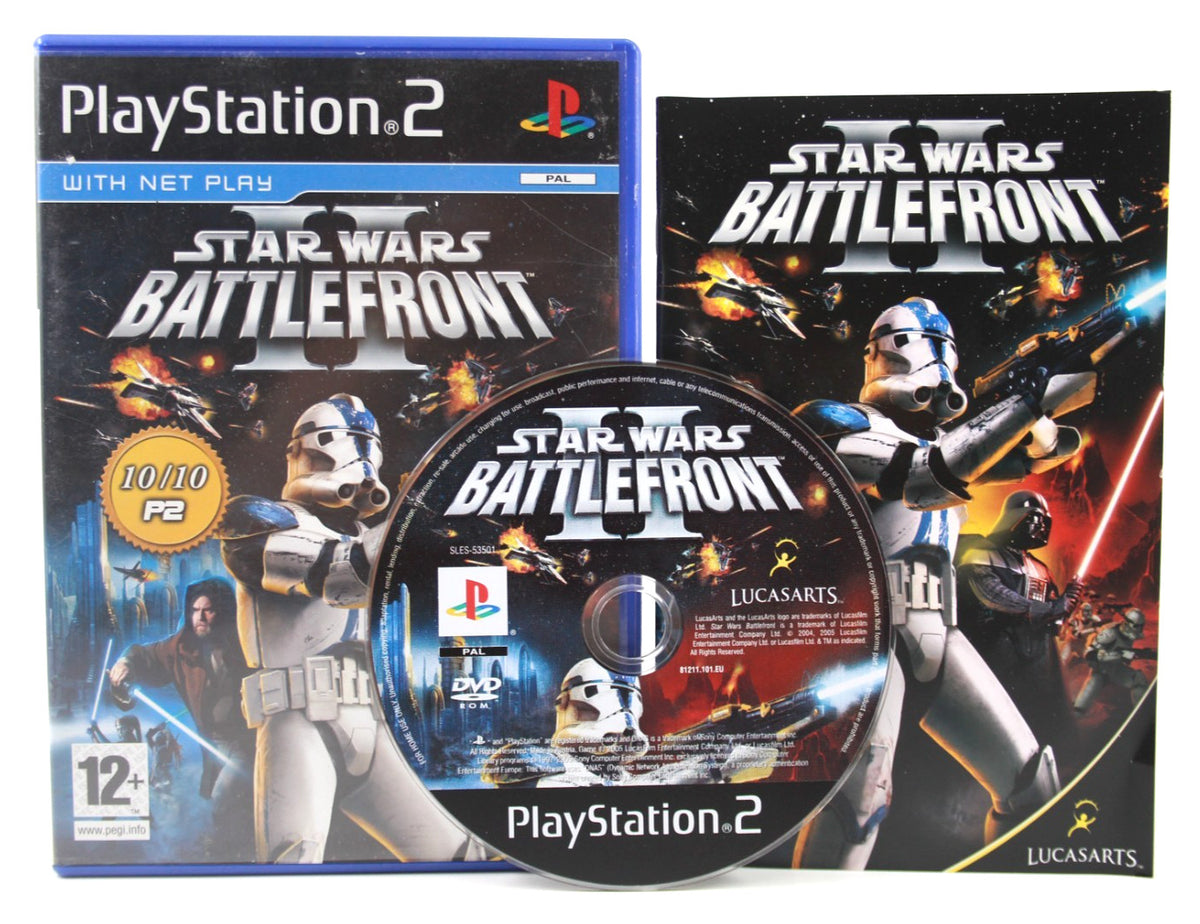 **MINT DISC** Star Wars: Battlefront II (PS2) [PAL] [Black Label]
