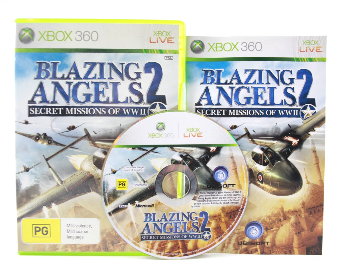 Blazing Angels 2 Secret Missions of WWII - Xbox 360 [PAL] - WITH WARRANTY