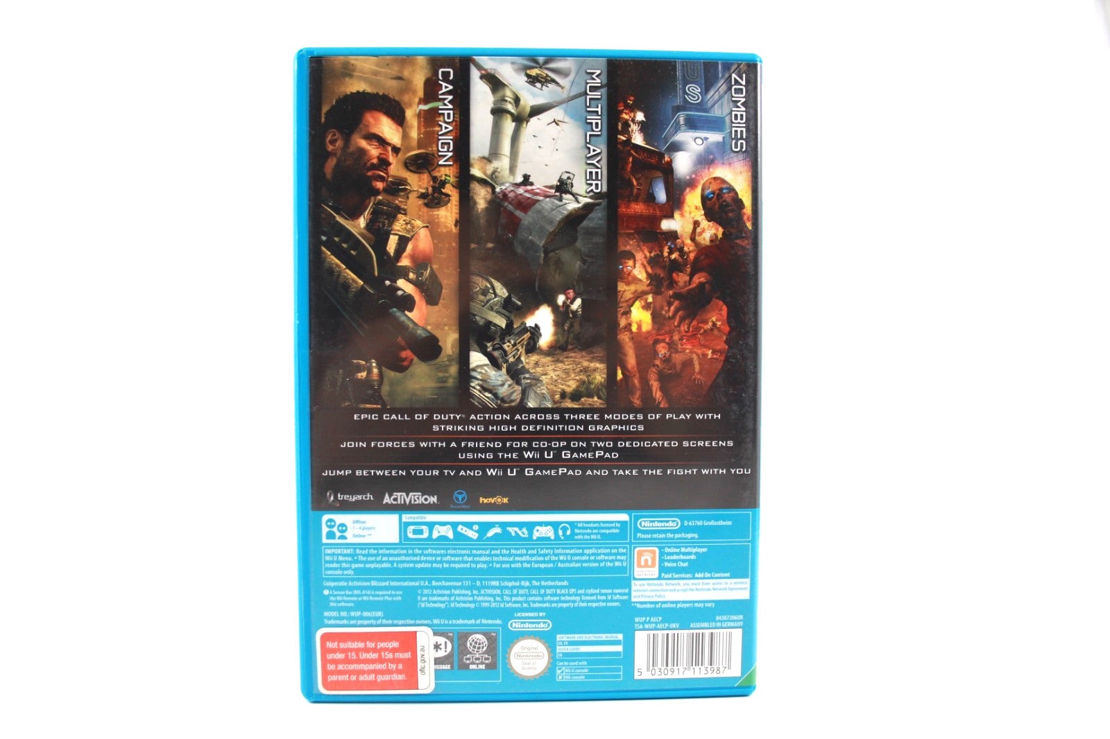 Call of Duty: Black Ops II - Nintendo Wii U [PAL] - WITH WARRANTY