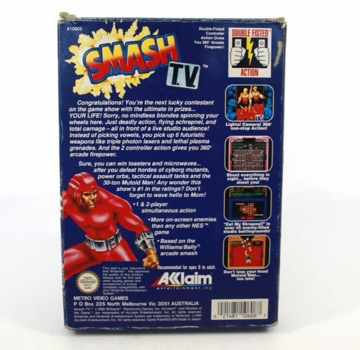 Smash T.V. - Nintendo Entertainment System (NES) [PAL] WITH WARRANTY