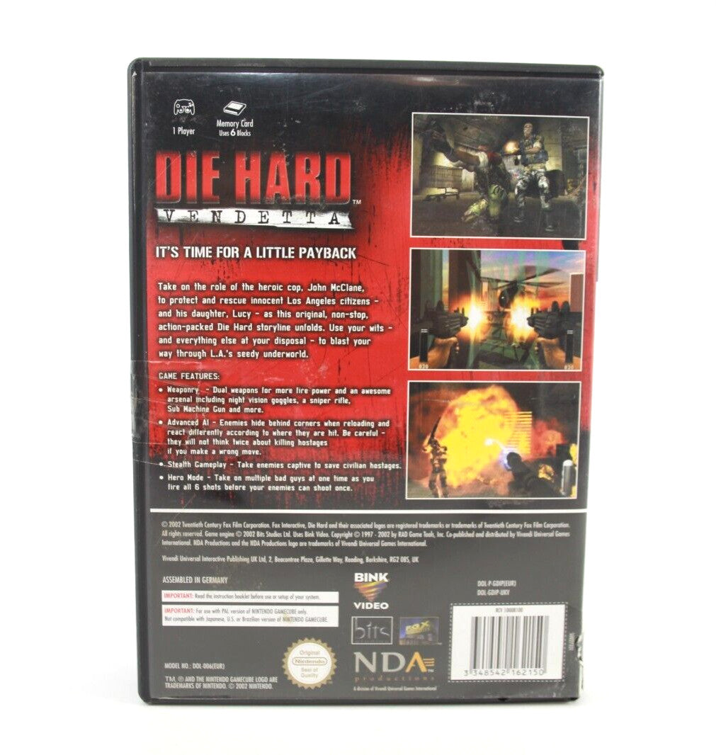 Die Hard Vendetta - Nintendo GameCube [PAL] - WITH WARRANTY