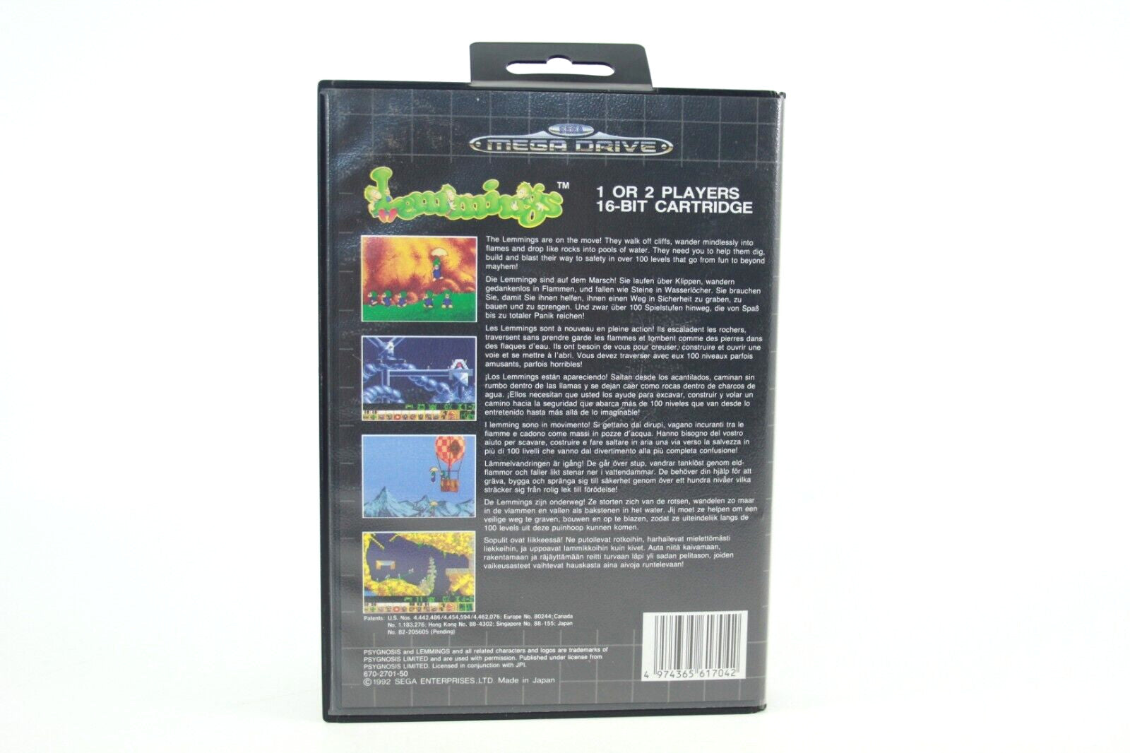 Lemmings - SEGA Mega Drive [PAL] - WITH WARRANTY
