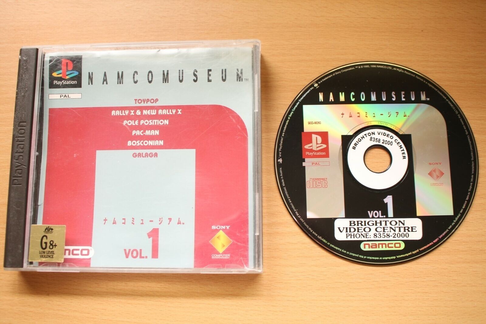 Namco Museum Vol. 1 (PS1) [PAL] - WITH WARRANTY - Vol