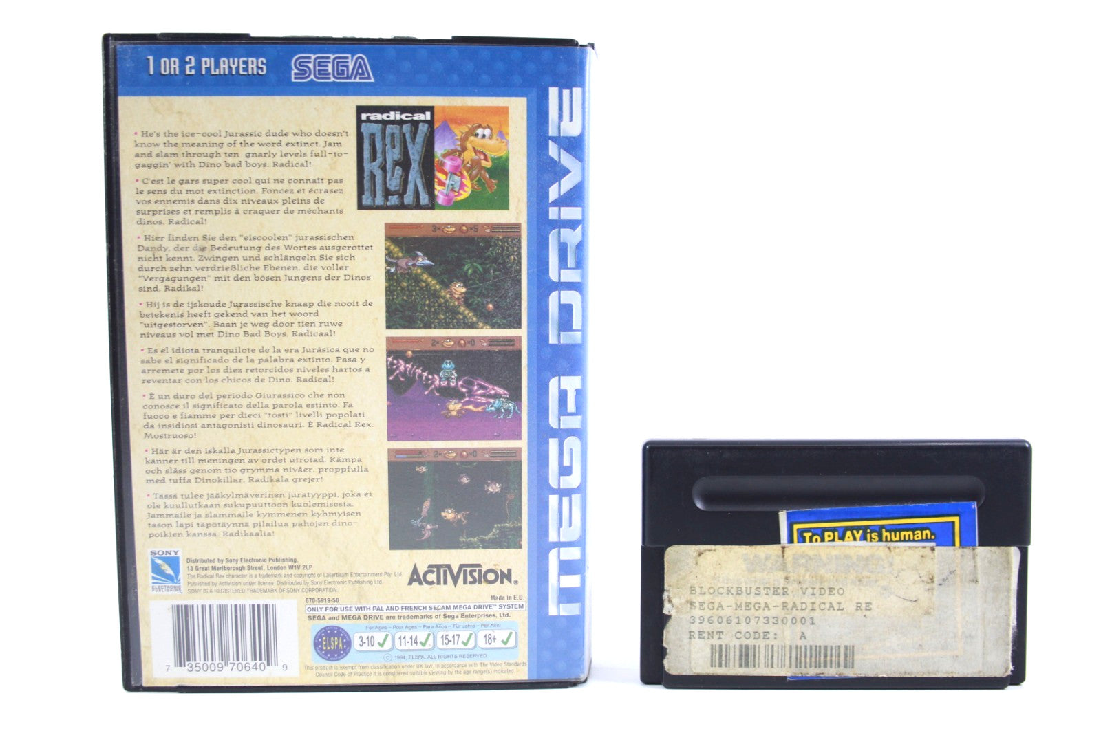 Radical Rex - SEGA Mega Drive [PAL] - WITH WARRANTY