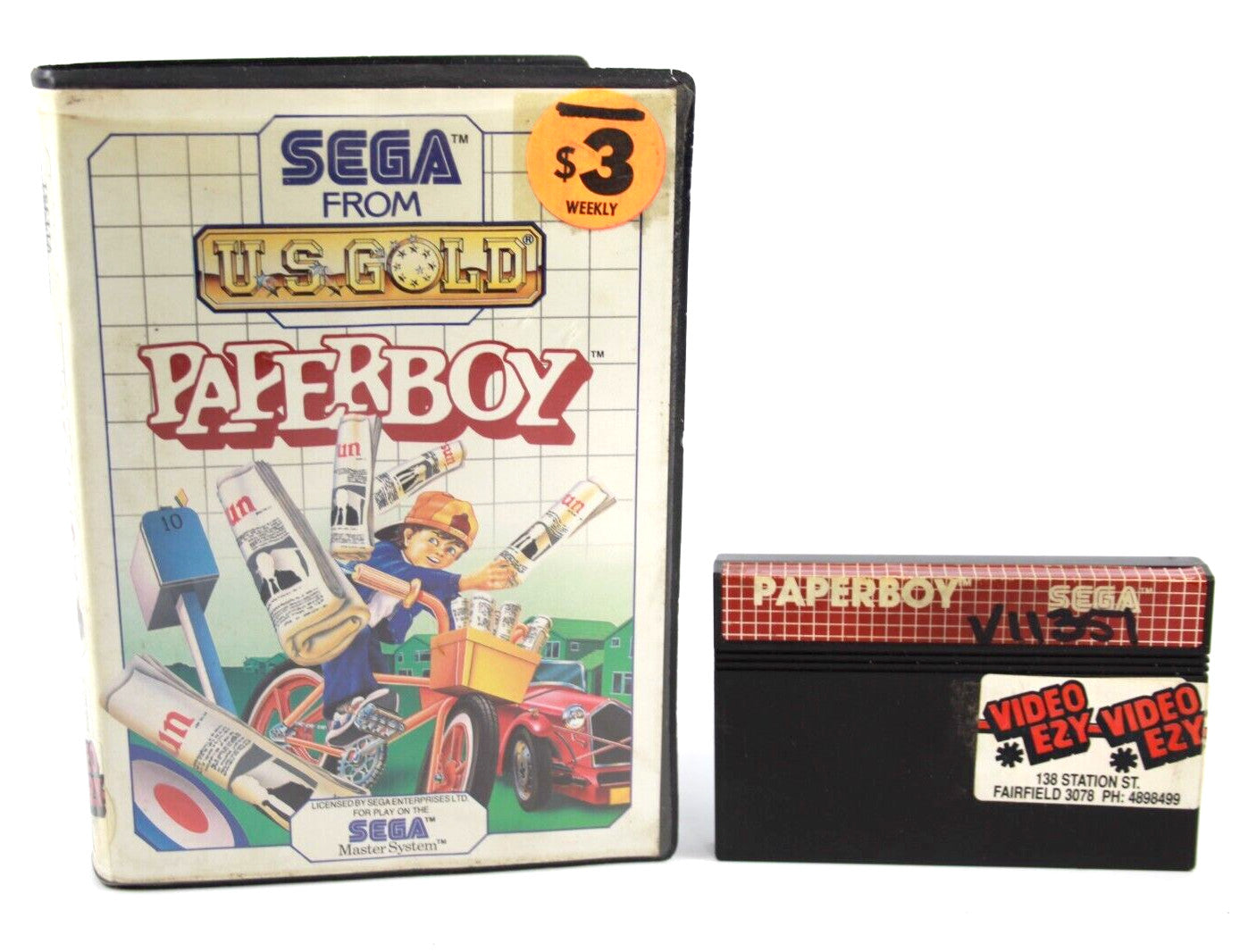Paper Boy - SEGA Master System [PAL] - WITH WARRANTY