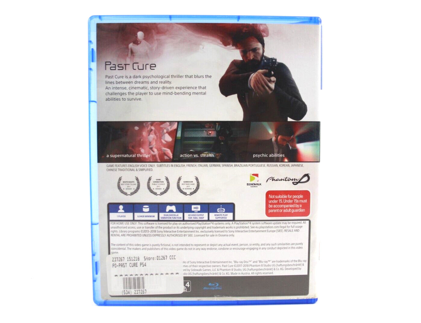 Past Cure - PlayStation 4 (PS4) [PAL] - WITH WARRANTY